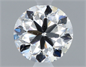 Natural Diamond 0.70 Carats, Round with Very Good Cut, F Color, SI2 Clarity and Certified by GIA