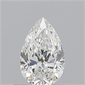 Natural Diamond 0.51 Carats, Pear with  Cut, F Color, VVS1 Clarity and Certified by GIA