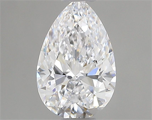 Picture of Natural Diamond 0.60 Carats, Pear with  Cut, D Color, VVS1 Clarity and Certified by GIA