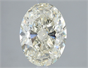 Natural Diamond 2.01 Carats, Oval with  Cut, M Color, SI2 Clarity and Certified by GIA