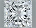 Natural Diamond 1.01 Carats, Princess with  Cut, G Color, VVS2 Clarity and Certified by GIA