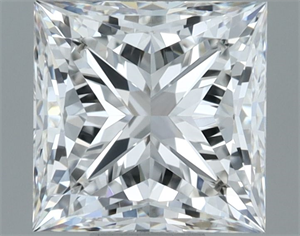 Foto Diamante Natural 1.01 quilates, Princesa , Color G, claridad VVS2 y certificado GIA de