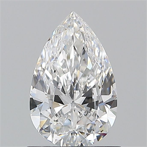 Picture of Natural Diamond 0.90 Carats, Pear with  Cut, D Color, VVS2 Clarity and Certified by GIA