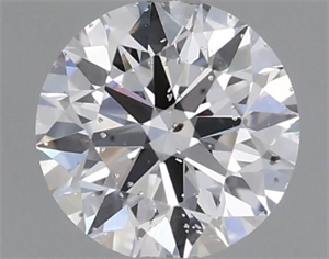 Foto Diamante Natural 0.40 quilates, Redondo , Color D, claridad I1 y certificado GIA de