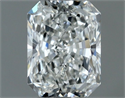 Natural Diamond 0.50 Carats, Radiant with  Cut, H Color, VVS2 Clarity and Certified by GIA