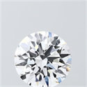 Lab Grown Diamond 1.53 Carats, Round with Ideal Cut, D Color, VVS2 Clarity and Certified by IGI