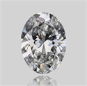 Natural Diamond 0.70 Carats, Oval with  Cut, E Color, VVS1 Clarity and Certified by GIA