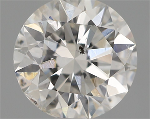 Picture of Natural Diamond 0.70 Carats, Round with Excellent Cut, E Color, SI2 Clarity and Certified by IGI