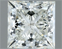 Natural Diamond 0.71 Carats, Princess with  Cut, I Color, VVS2 Clarity and Certified by IGI