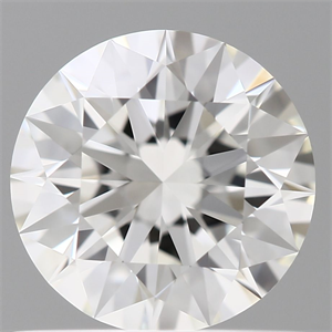 Picture of Natural Diamond 0.73 Carats, Round with Excellent Cut, H Color, IF Clarity and Certified by GIA