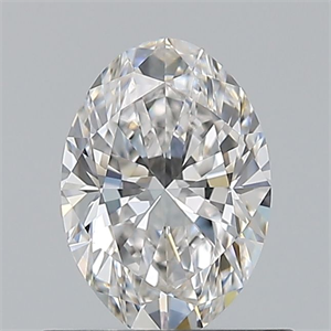 Picture of Natural Diamond 0.62 Carats, Oval with  Cut, F Color, VVS2 Clarity and Certified by GIA