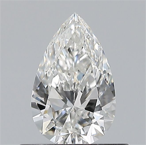 Picture of Natural Diamond 0.50 Carats, Pear with  Cut, G Color, VS1 Clarity and Certified by GIA