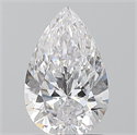 Diamante Natural 1.22 quilates, De pera , Color D, claridad I1 y certificado GIA