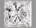 Natural Diamond 1.02 Carats, Princess with  Cut, G Color, VVS1 Clarity and Certified by GIA