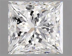 Picture of Natural Diamond 1.02 Carats, Princess with  Cut, G Color, VVS1 Clarity and Certified by GIA