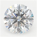 Del inventario de diamantes de laboratorio, 2.03 quilates, Redondo , Color D, claridad IF y certificado IGI