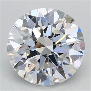 Picture of Lab Grown Diamond 1.09 Carats, Round with Ideal Cut, D Color, VS1 Clarity and Certified by IGI