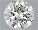 Natural Diamond 0.50 Carats, Round with Excellent Cut, I Color, VVS2 Clarity and Certified by IGI