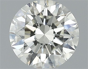Picture of Natural Diamond 0.50 Carats, Round with Excellent Cut, I Color, VVS2 Clarity and Certified by IGI