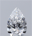 Diamante Natural 0.30 quilates, De pera , Color D, claridad VS1 y certificado GIA