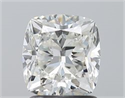 Natural Diamond 1.71 Carats, Cushion with  Cut, I Color, SI2 Clarity and Certified by GIA