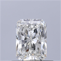Diamante Natural 0.53 quilates, Radiante , Color F, claridad SI1 y certificado GIA