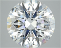 Natural Diamond 4.11 Carats, Round with Excellent Cut, E Color, SI1 Clarity and Certified by GIA