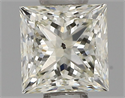 Diamante Natural 0.51 quilates, Princesa , Color J, claridad SI1 y certificado IGI