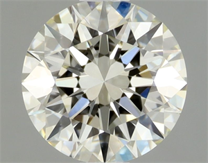Picture of Natural Diamond 0.62 Carats, Round with Excellent Cut, K Color, VVS1 Clarity and Certified by GIA