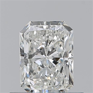 Picture of Natural Diamond 0.54 Carats, Radiant with  Cut, H Color, VVS1 Clarity and Certified by GIA