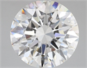 Lab Grown Diamond 5.02 Carats, Round with Ideal Cut, E Color, VVS2 Clarity and Certified by IGI