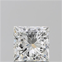 Natural Diamond 1.13 Carats, Princess with  Cut, I Color, VS1 Clarity and Certified by GIA