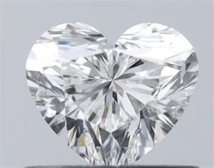 Picture of Natural Diamond 0.50 Carats, Heart with  Cut, F Color, SI1 Clarity and Certified by GIA