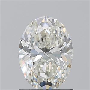 Picture of Natural Diamond 1.20 Carats, Oval with  Cut, I Color, VVS2 Clarity and Certified by GIA