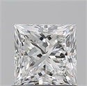 Natural Diamond 0.90 Carats, Princess with  Cut, G Color, VS2 Clarity and Certified by GIA