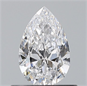 Natural Diamond 0.50 Carats, Pear with  Cut, D Color, VS1 Clarity and Certified by GIA