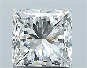 Picture of Natural Diamond 1.01 Carats, Princess with  Cut, G Color, VS2 Clarity and Certified by GIA