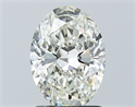 Natural Diamond 1.51 Carats, Oval with  Cut, I Color, VVS2 Clarity and Certified by IGI