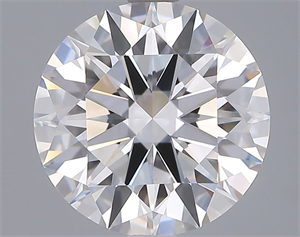 Picture of Lab Grown Diamond 3.01 Carats, Round with Ideal Cut, E Color, VS1 Clarity and Certified by IGI