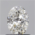 Diamante Natural 0.60 quilates, Ovalado , Color G, claridad SI1 y certificado GIA