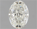 Natural Diamond 1.40 Carats, Oval with  Cut, H Color, SI2 Clarity and Certified by GIA