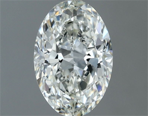 Picture of Natural Diamond 0.60 Carats, Oval with  Cut, I Color, VVS2 Clarity and Certified by GIA
