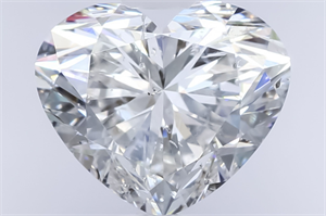 Picture of Natural Diamond 1.63 Carats, Heart with  Cut, G Color, SI2 Clarity and Certified by GIA