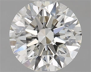Picture of Natural Diamond 0.70 Carats, Round with Excellent Cut, J Color, VVS2 Clarity and Certified by GIA