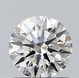 Picture of Natural Diamond 0.71 Carats, Round with Excellent Cut, I Color, VS1 Clarity and Certified by GIA