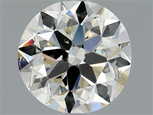 Picture of Natural Diamond 1.02 Carats, Round with Very Good Cut, I Color, SI2 Clarity and Certified by IGI