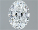 Natural Diamond 1.20 Carats, Oval with  Cut, F Color, VS2 Clarity and Certified by GIA