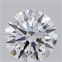 Lab Grown Diamond 2.04 Carats, Round with Ideal Cut, E Color, IF Clarity and Certified by IGI