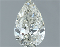Natural Diamond 0.50 Carats, Pear with  Cut, H Color, VVS1 Clarity and Certified by IGI