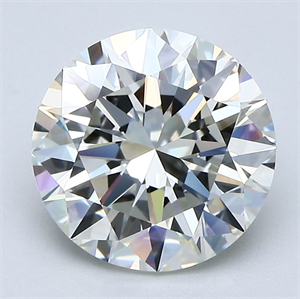 Foto Diamante Natural 3.01 quilates, Redondo , Color J, claridad VS1 y certificado GIA de